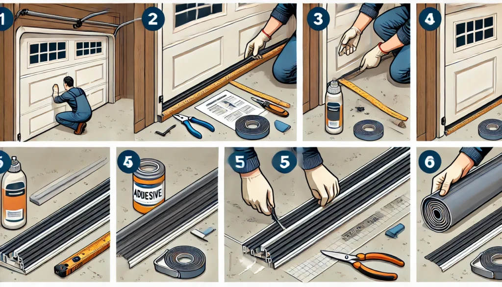 how to seal garage door