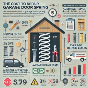 how much does a garage door spring cost to repair