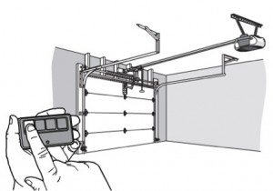 how to reset garage door remote