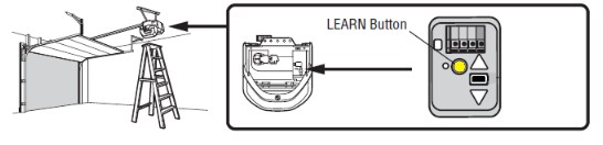 how to reset garage door remote