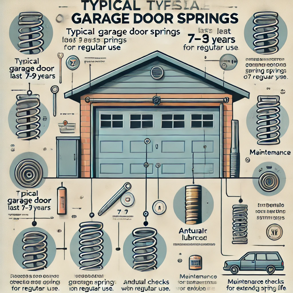 how long should garage door springs last