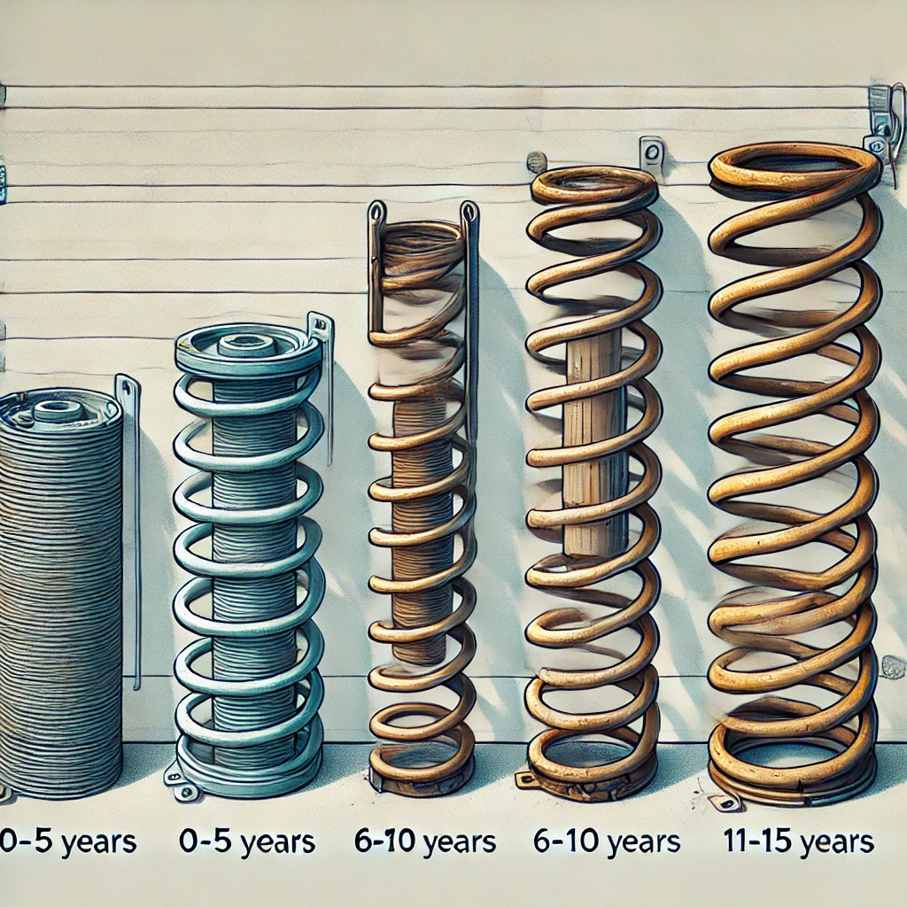 how long do garage springs last