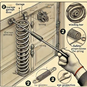 how to wind a garage spring