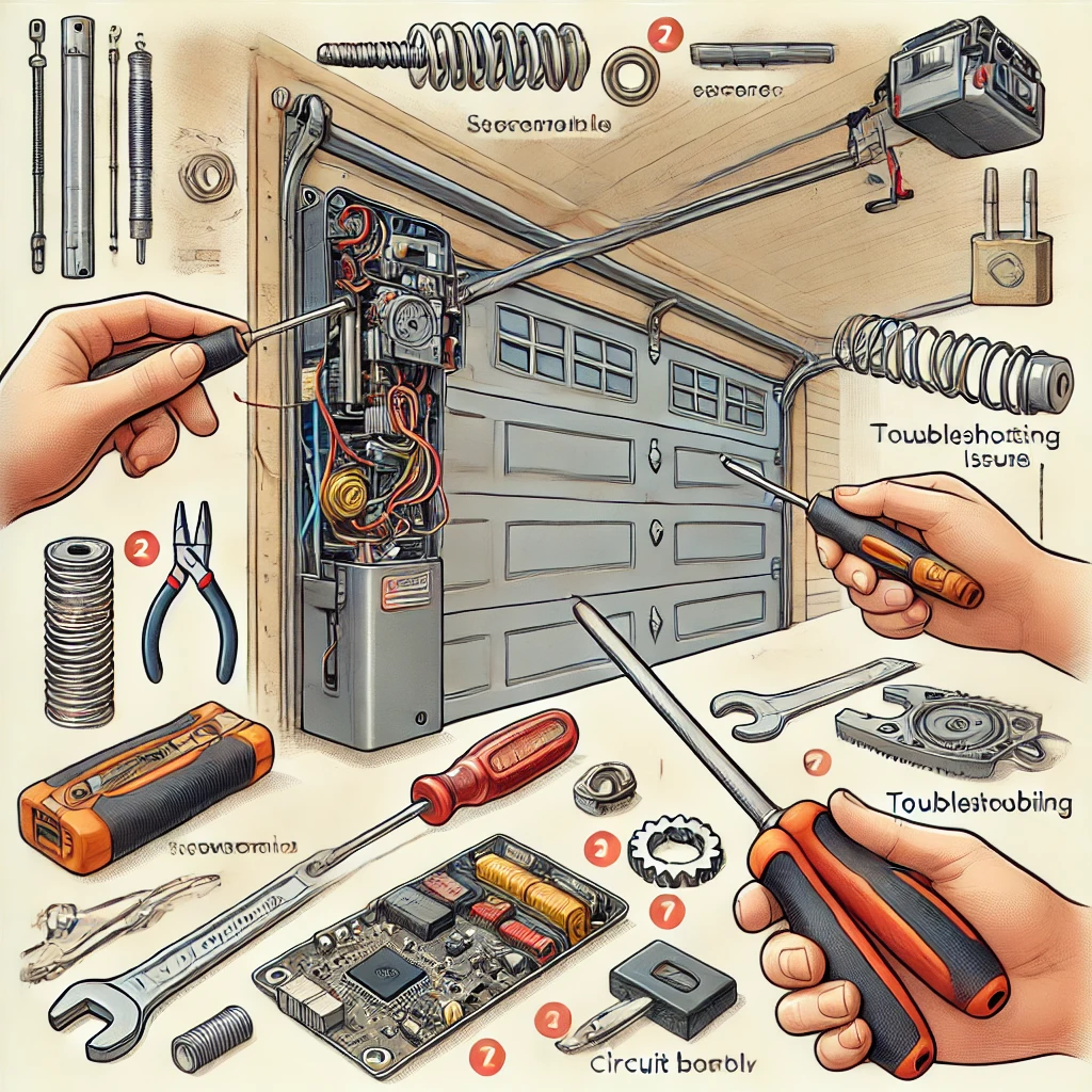 how to repair a garage door opener