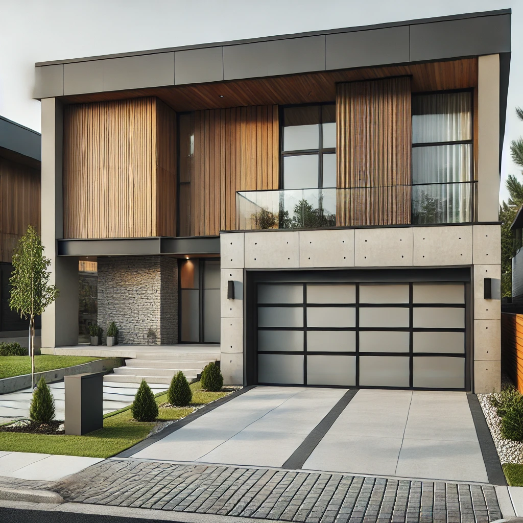 contemporary garage doors